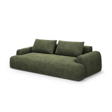 Calma 3-Sitzer Sofa aus Samt in Grün (Vogue 11), 200x100x84 cm von Cosmopolitan Design – Bild 2