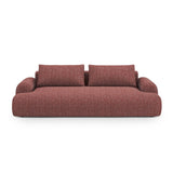 Calma 3-Sitzer Sofa aus Strukturierter Stoff in Rot (Baltimore Marsala), 200x100x84 cm von Cosmopolitan Design – Bild 1