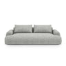 Calma 4-Sitzer Sofa mit Schlaffunktion und Stauraum, aus Strukturierter Stoff in Olive (Baltimore Pistachio), 250x100x84 cm von Cosmopolitan Design – Bild 1