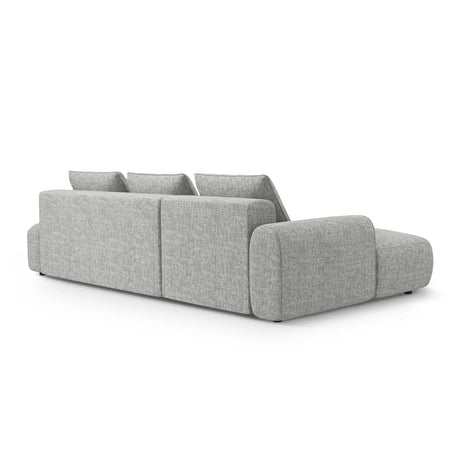 Calma 5-Sitzer Ecksofa mit Schlaffunktion und Stauraum, Linke Seite, aus Strukturierter Stoff in Olive (Baltimore Pistachio), 275x142x84 cm von Cosmopolitan Design – Bild 5