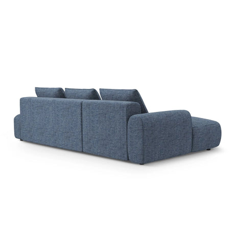 Calma 5-Sitzer Ecksofa mit Schlaffunktion und Stauraum, Linke Seite, aus Strukturierter Stoff in Sunflower Melange (Baltimore Mostaza), 275x142x84 cm von Cosmopolitan Design – Bild 5
