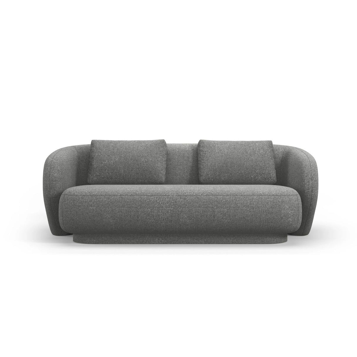 Camden 2-Sitzer Sofa aus Chenille in Dunkelgrau meliert (Legacy 18 Steel Grey), 169x102x72 cm von Cosmopolitan Design – Bild 3