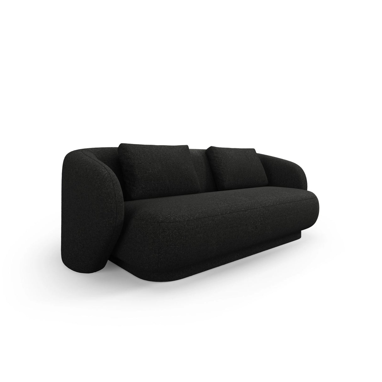 Camden 2-Sitzer Sofa aus Chenille in Schwarz meliert (Legacy 19 Black), 169x102x72 cm von Cosmopolitan Design – Bild 1