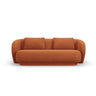 Camden 2-Sitzer Sofa aus Chenille in Terracotta Melange (Legacy 6 Deep Terra), 169x102x72 cm von Cosmopolitan Design – Bild 3