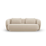 Camden 2-Sitzer Sofa aus Samt in Beige (Casino Beige), 169x102x72 cm von Cosmopolitan Design – Bild 3