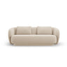 Camden 2-Sitzer Sofa aus Samt in Beige (Casino Beige), 169x102x72 cm von Cosmopolitan Design – Bild 3