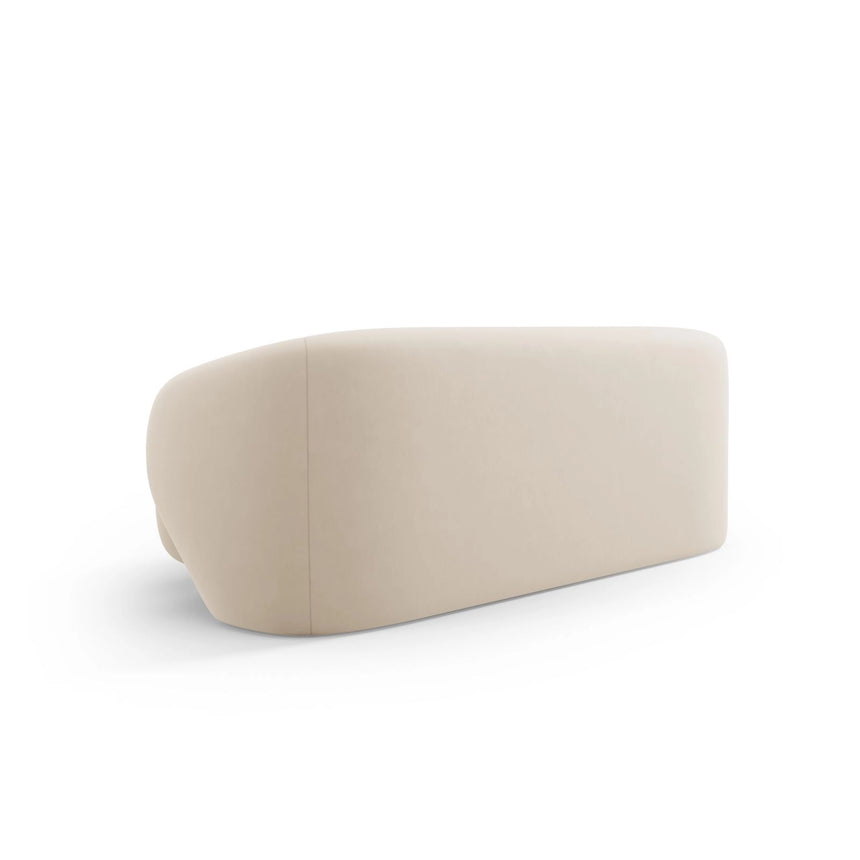 Camden 2-Sitzer Sofa aus Samt in Beige (Casino Beige), 169x102x72 cm von Cosmopolitan Design – Bild 4