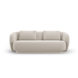 Camden 2-Sitzer Sofa aus Samt in Ecru (Casino Sand), 169x102x72 cm von Cosmopolitan Design – Bild 3