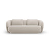 Camden 2-Sitzer Sofa aus Samt in Ecru (Casino Sand), 169x102x72 cm von Cosmopolitan Design – Bild 3