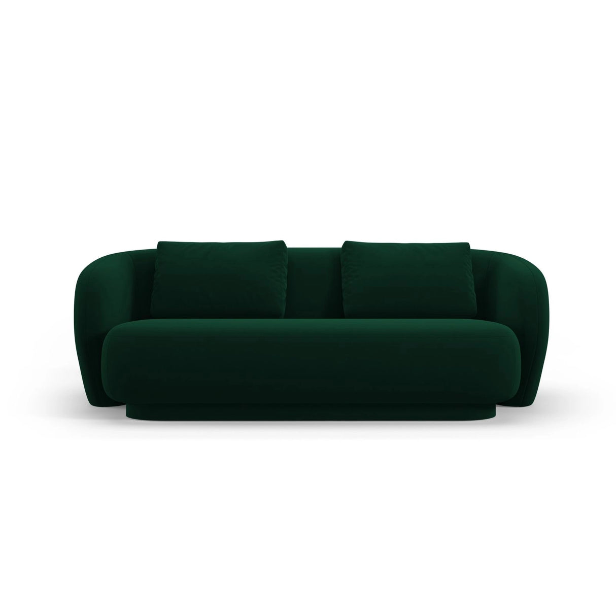 Camden 2-Sitzer Sofa aus Samt in Flaschengrün (Casino Deep Green), 169x102x72 cm von Cosmopolitan Design – Bild 3