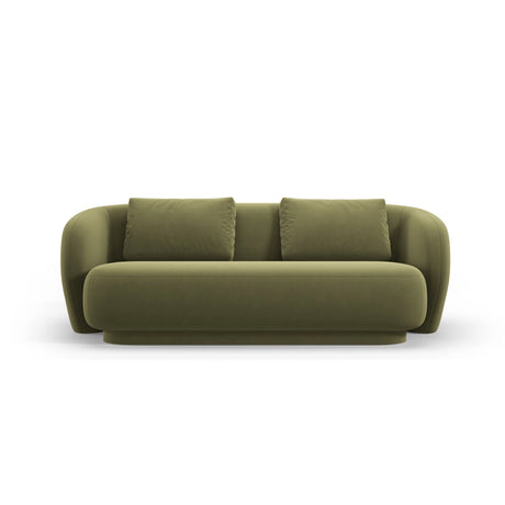 Camden 2-Sitzer Sofa aus Samt in Hellgrün (Casino Forest), 169x102x72 cm von Cosmopolitan Design – Bild 3