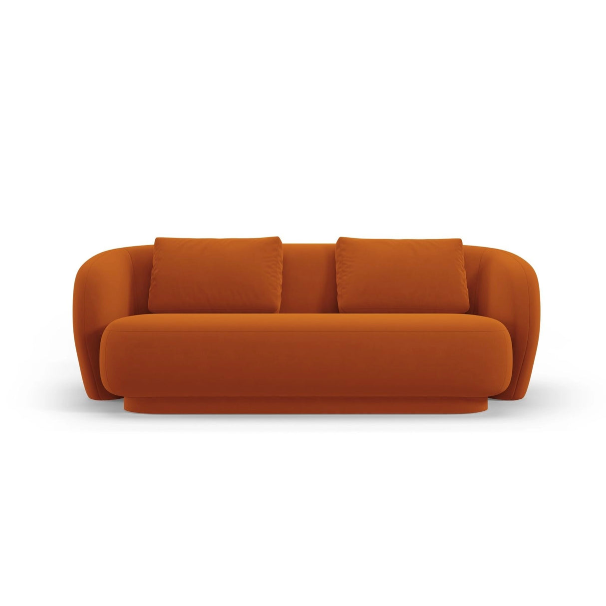 Camden 2-Sitzer Sofa aus Samt in Terrakotta (Casino Terracota), 169x102x72 cm von Cosmopolitan Design – Bild 3