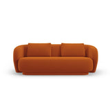 Camden 2-Sitzer Sofa aus Samt in Terrakotta (Casino Terracota), 169x102x72 cm von Cosmopolitan Design – Bild 3