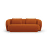 Camden 2-Sitzer Sofa aus Samt in Terrakotta (Casino Terracota), 169x102x72 cm von Cosmopolitan Design – Bild 3