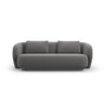 Camden 2-Sitzer Sofa aus Samt in Warmes Grau (Casino Anthracite), 169x102x72 cm von Cosmopolitan Design – Bild 3