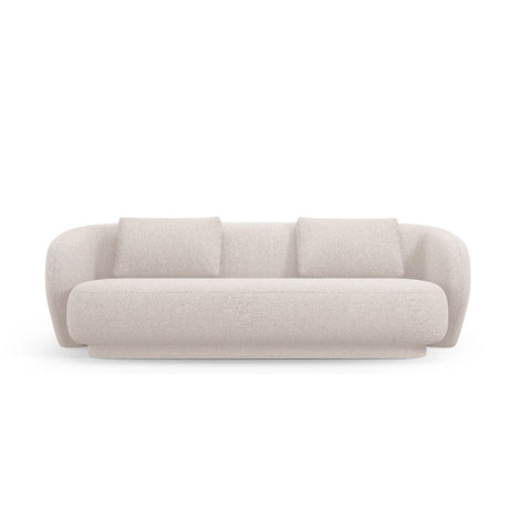 Camden 3-Sitzer Sofa aus Chenille in Beige meliert (Legacy 15 Dove), 204x102x72 cm von Cosmopolitan Design – Bild 3