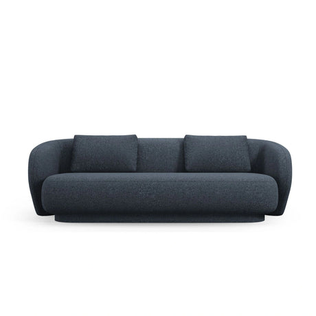 Camden 3-Sitzer Sofa aus Chenille in Blau meliert (Legacy 13 Deep Blue), 204x102x72 cm von Cosmopolitan Design – Bild 3