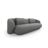 Camden 3-Sitzer Sofa aus Chenille in Dunkelgrau meliert (Legacy 18 Steel Grey), 204x102x72 cm von Cosmopolitan Design – Bild 1