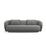Camden 3-Sitzer Sofa aus Chenille in Dunkelgrau meliert (Legacy 18 Steel Grey), 204x102x72 cm von Cosmopolitan Design – Bild 3