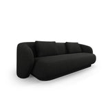 Camden 3-Sitzer Sofa aus Chenille in Schwarz meliert (Legacy 19 Black), 204x102x72 cm von Cosmopolitan Design – Bild 1