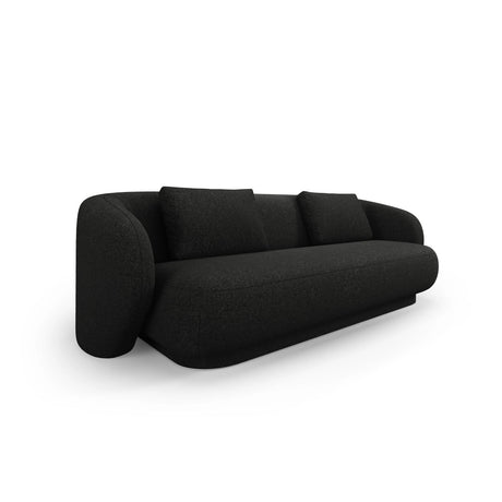 Camden 3-Sitzer Sofa aus Chenille in Schwarz meliert (Legacy 19 Black), 204x102x72 cm von Cosmopolitan Design – Bild 1