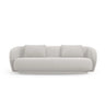 Camden 3-Sitzer Sofa aus Chenille in Silber meliert (Legacy 20 Silver), 204x102x72 cm von Cosmopolitan Design – Bild 3