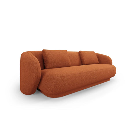 Camden 3-Sitzer Sofa aus Chenille in Terracotta Melange (Legacy 6 Deep Terra), 204x102x72 cm von Cosmopolitan Design – Bild 1