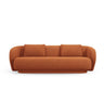 Camden 3-Sitzer Sofa aus Chenille in Terracotta Melange (Legacy 6 Deep Terra), 204x102x72 cm von Cosmopolitan Design – Bild 3