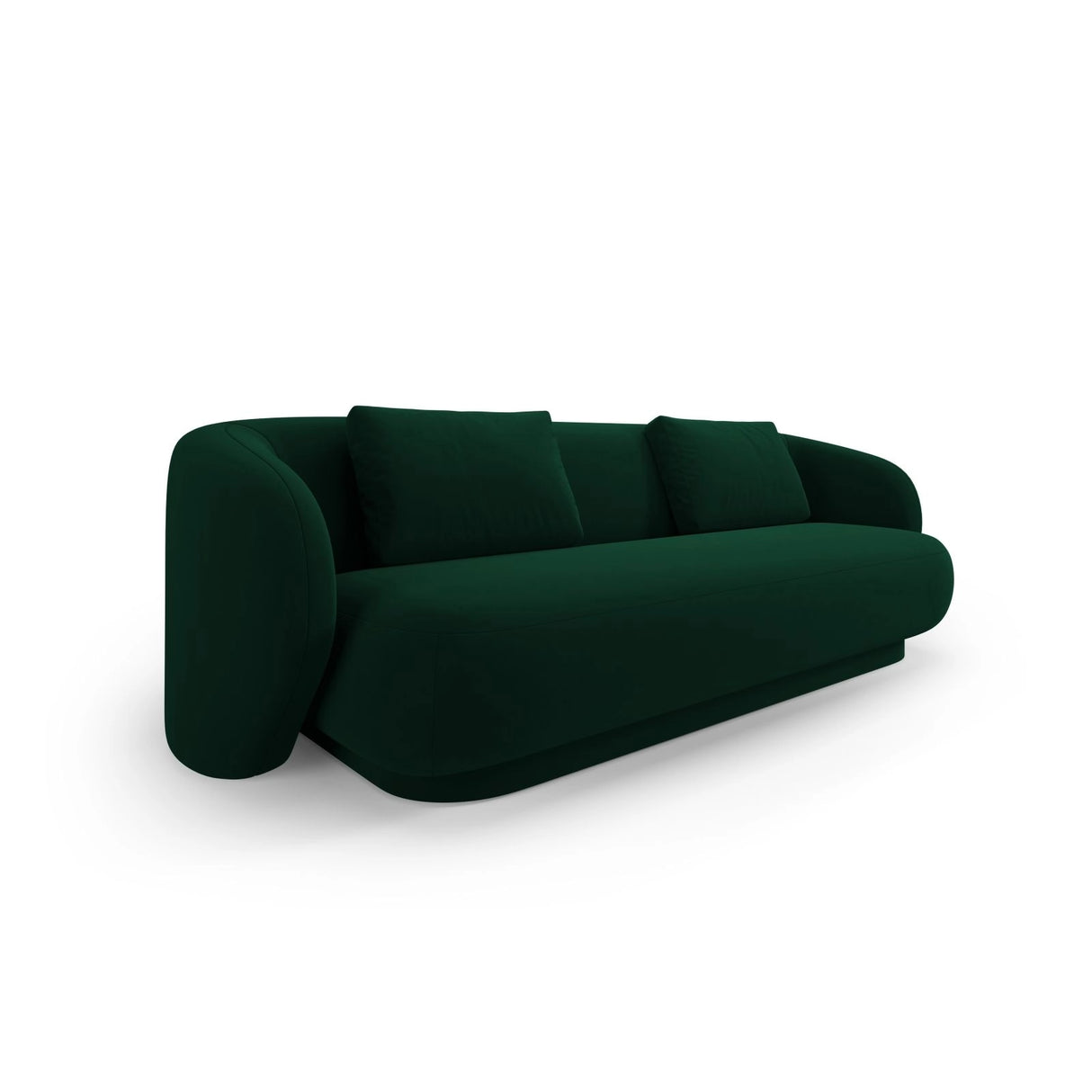 Camden 3-Sitzer Sofa aus Samt in Flaschengrün (Casino Deep Green), 204x102x72 cm von Cosmopolitan Design – Bild 1