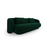 Camden 3-Sitzer Sofa aus Samt in Flaschengrün (Casino Deep Green), 204x102x72 cm von Cosmopolitan Design – Bild 1