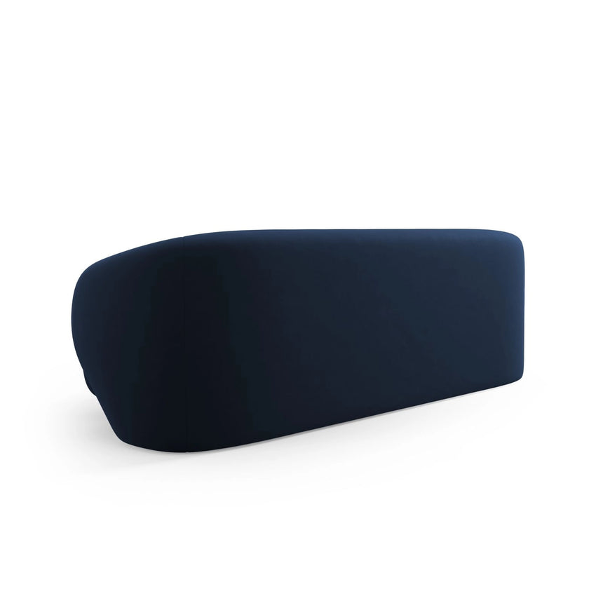 Camden 3-Sitzer Sofa aus Samt in Königsblau (Casino Deep Blue), 204x102x72 cm von Cosmopolitan Design – Bild 4