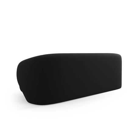 Camden 3-Sitzer Sofa aus Samt in Schwarz (Casino Black), 204x102x72 cm von Cosmopolitan Design – Bild 4