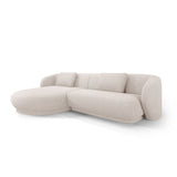 Camden 4-Sitzer Ecksofa, Linke Seite, aus Chenille in Beige meliert (Legacy 15 Dove), 289x177x72 cm von Cosmopolitan Design – Bild 1