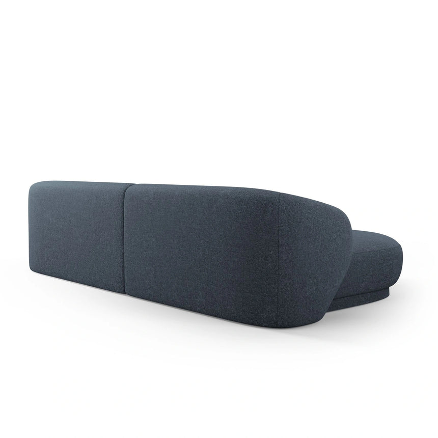 Camden 4-Sitzer Ecksofa, Linke Seite, aus Chenille in Blau meliert (Legacy 13 Deep Blue), 289x177x72 cm von Cosmopolitan Design – Bild 5