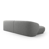 Camden 4-Sitzer Ecksofa, Linke Seite, aus Chenille in Dunkelgrau meliert (Legacy 18 Steel Grey), 289x177x72 cm von Cosmopolitan Design – Bild 5