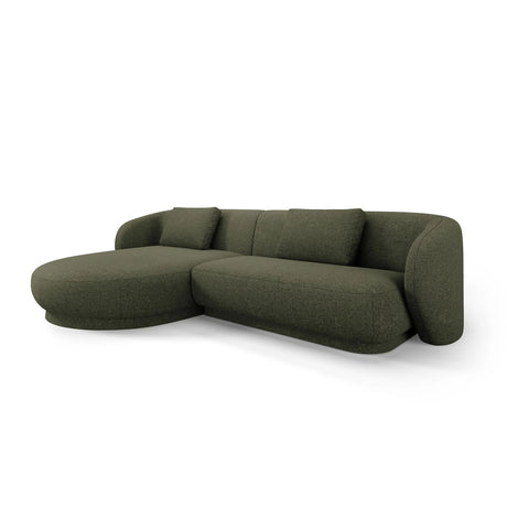 Camden 4-Sitzer Ecksofa, Linke Seite, aus Chenille in Grün meliert (Legacy 10 Olive), 289x177x72 cm von Cosmopolitan Design – Bild 1