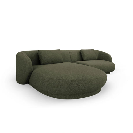 Camden 4-Sitzer Ecksofa, Linke Seite, aus Chenille in Grün meliert (Legacy 10 Olive), 289x177x72 cm von Cosmopolitan Design – Bild 4
