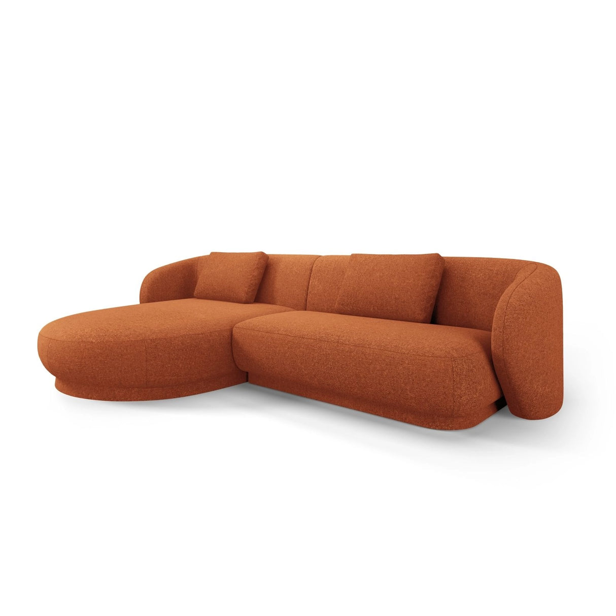 Camden 4-Sitzer Ecksofa, Linke Seite, aus Chenille in Terracotta Melange (Legacy 6 Deep Terra), 289x177x72 cm von Cosmopolitan Design – Bild 1