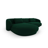 Camden 4-Sitzer Ecksofa, Linke Seite, aus Samt in Flaschengrün (Casino Deep Green), 289x177x72 cm von Cosmopolitan Design – Bild 4