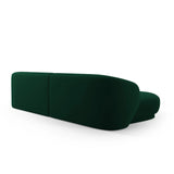 Camden 4-Sitzer Ecksofa, Linke Seite, aus Samt in Flaschengrün (Casino Deep Green), 289x177x72 cm von Cosmopolitan Design – Bild 5