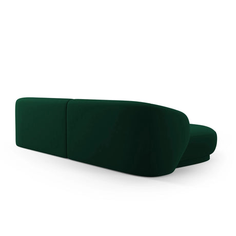 Camden 4-Sitzer Ecksofa, Linke Seite, aus Samt in Flaschengrün (Casino Deep Green), 289x177x72 cm von Cosmopolitan Design – Bild 5