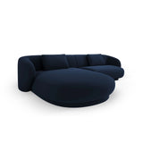 Camden 4-Sitzer Ecksofa, Linke Seite, aus Samt in Königsblau (Casino Deep Blue), 289x177x72 cm von Cosmopolitan Design – Bild 4