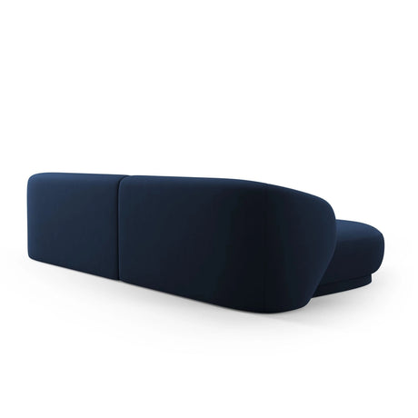 Camden 4-Sitzer Ecksofa, Linke Seite, aus Samt in Königsblau (Casino Deep Blue), 289x177x72 cm von Cosmopolitan Design – Bild 5