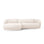 Camden 4-Sitzer Ecksofa, Linke Seite, aus Samt oder Chenille, 289x177x72 cm von Cosmopolitan Design – Bild 3