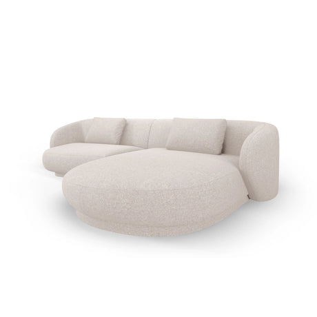 Camden 4-Sitzer Ecksofa, Rechte Seite, aus Chenille in Beige meliert (Legacy 15 Dove), 289x177x72 cm von Cosmopolitan Design – Bild 4