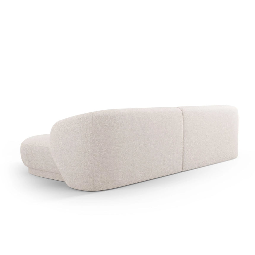 Camden 4-Sitzer Ecksofa, Rechte Seite, aus Chenille in Beige meliert (Legacy 15 Dove), 289x177x72 cm von Cosmopolitan Design – Bild 5