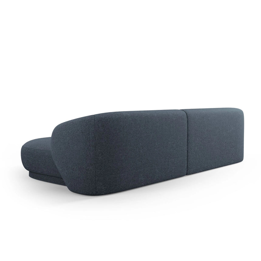 Camden 4-Sitzer Ecksofa, Rechte Seite, aus Chenille in Blau meliert (Legacy 13 Deep Blue), 289x177x72 cm von Cosmopolitan Design – Bild 5