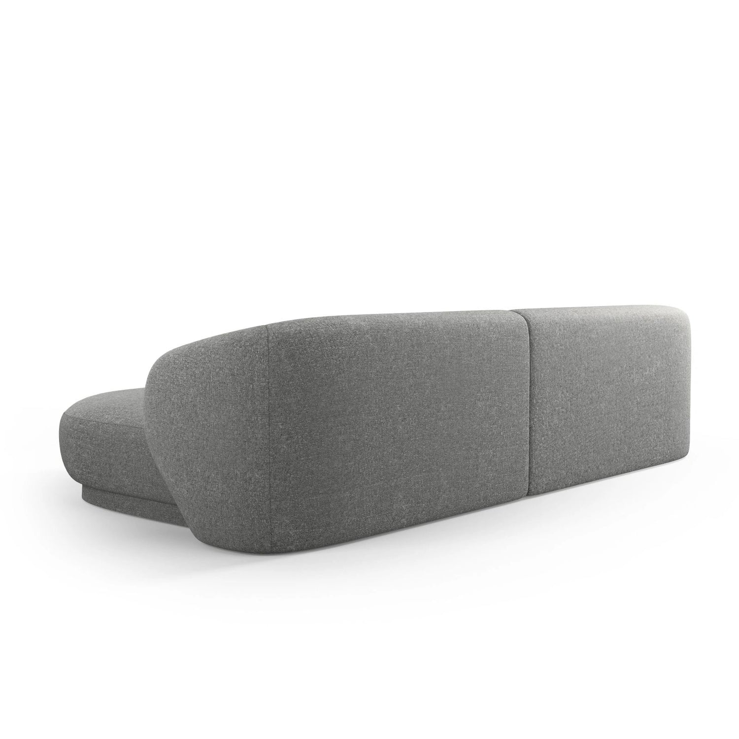Camden 4-Sitzer Ecksofa, Rechte Seite, aus Chenille in Dunkelgrau meliert (Legacy 18 Steel Grey), 289x177x72 cm von Cosmopolitan Design – Bild 5