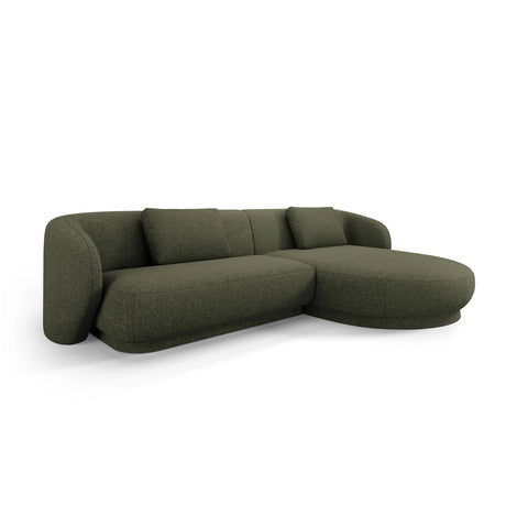 Camden 4-Sitzer Ecksofa, Rechte Seite, aus Chenille in Grün meliert (Legacy 10 Olive), 289x177x72 cm von Cosmopolitan Design – Bild 1