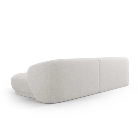 Camden 4-Sitzer Ecksofa, Rechte Seite, aus Chenille in Silber meliert (Legacy 20 Silver), 289x177x72 cm von Cosmopolitan Design – Bild 5